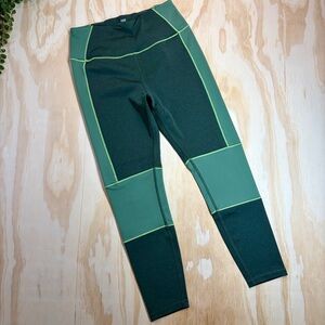 Good American The Dual Life Leggings Size 3 Large Colorblock High Rise Gym